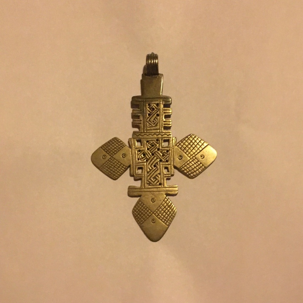 Ethiopian Coptic Cross Pendant